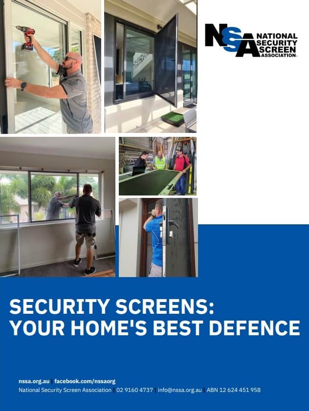 Security Screens Your homes best defence brochure cover