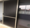 Protec sliding door with midrail