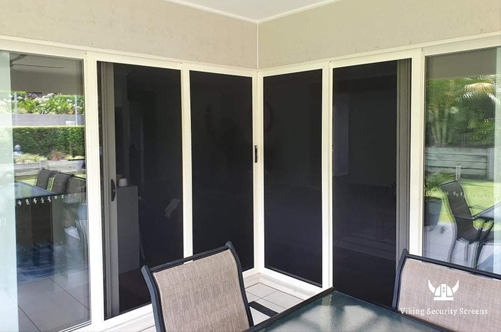 forcefield corner sliding doors