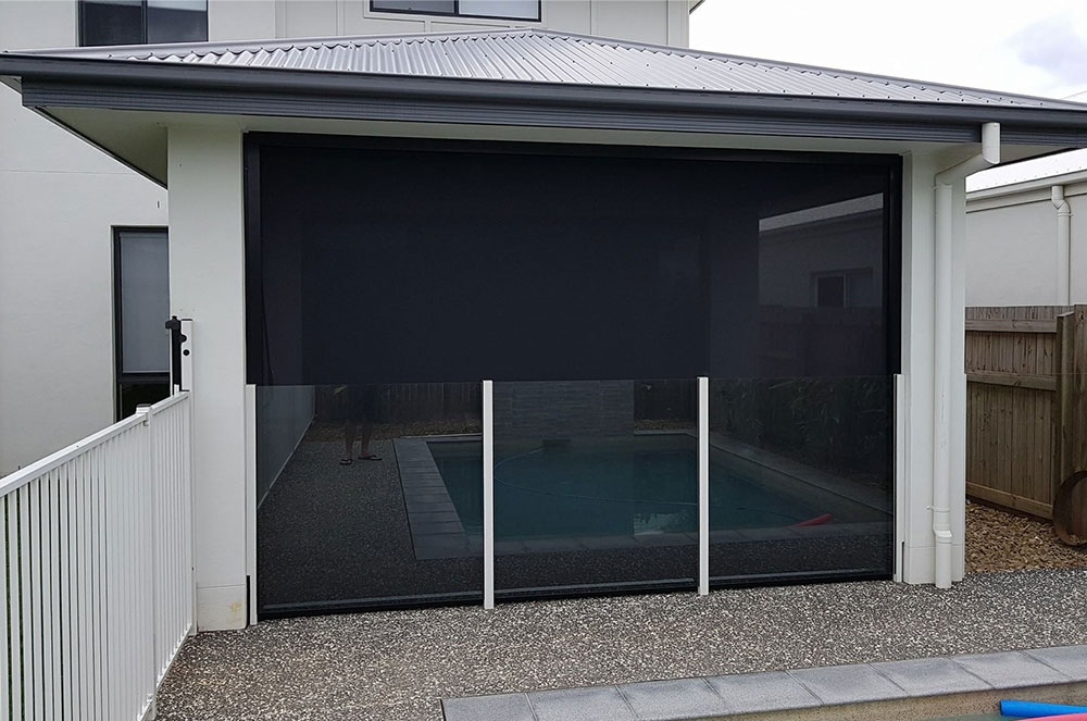 ForceField screen used on a patio enclosure