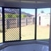 Diamond grill window frame