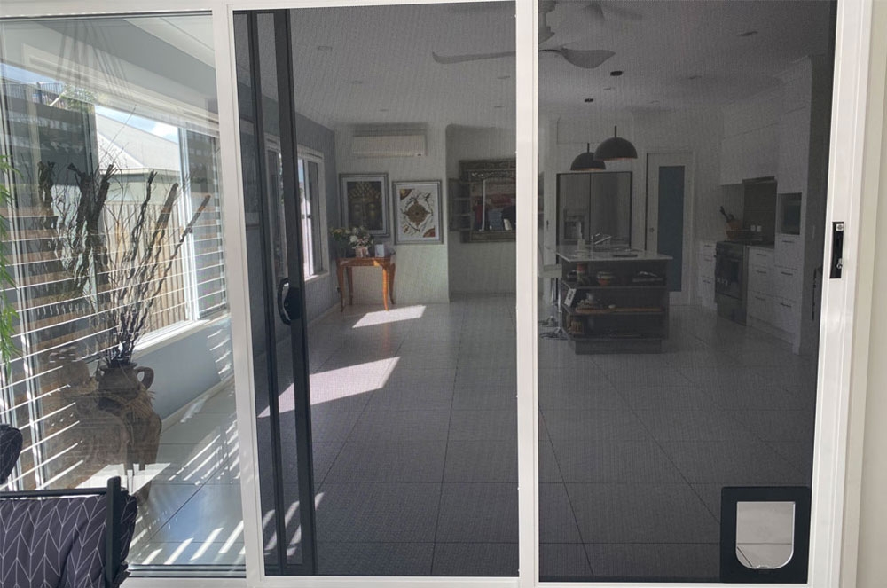ForceField sliding stacker door